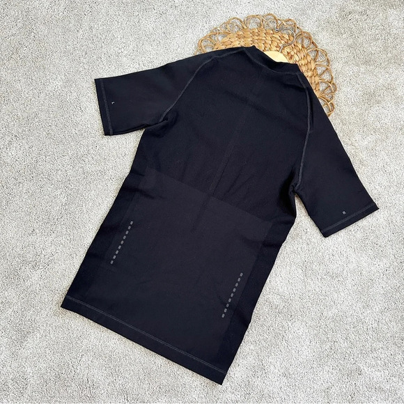 NWT Falke Ergonomic Sport System Zip Shirt Short Sleeve Performance Black - Picture 4 of 12